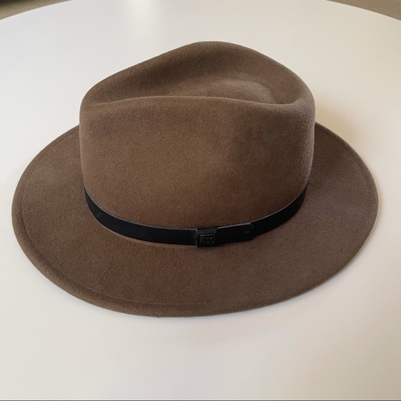Brixton Brown Felt Fedora Hat - Picture 5 of 8